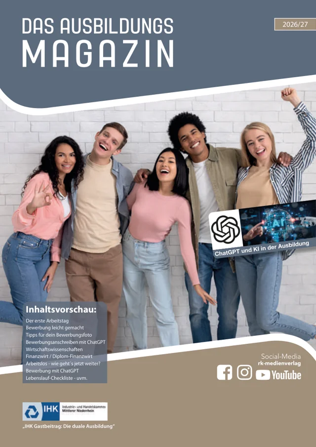 Cover des Magazins „das ausbildungsmagazin“ – Magazin durchblättern